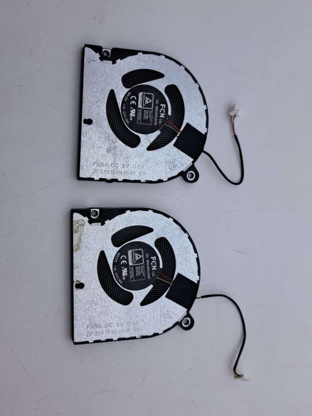 Pair of FCN DC Brushless Internal Laptop Fans